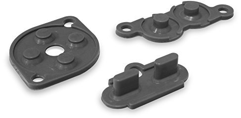Boutons de remplacement en silicone pour réparation de manette de jeu sur console Nintendo NES