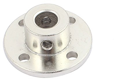 sourcingmap 8mm Rigid Flange Coupling Motor Guide Shaft Coupler Motor Connector for DIY Parts