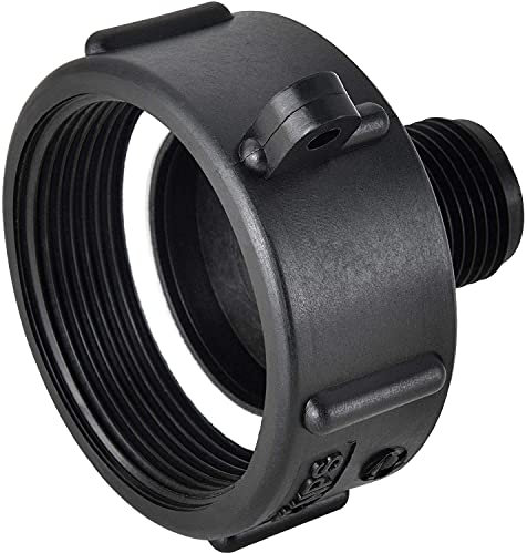 275 330 G IBC Tote Tank Lebensmittelqualität Rohrverbinder Ablaufadapter 5,1 cm FINE THRD 2 NPTx Male G Schlauch