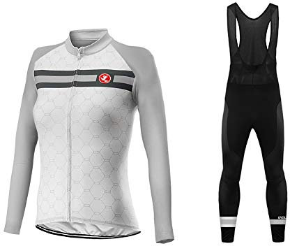 UGLY FROG Radtrikot Fahrradtrikot Fahrradbekleidung Damen Winter Thermisches Rad Trägerhose Radhose für Damen Top Outdoor Sports Radfahren Hose Fahrrad Thermo Lange Hosen Radlerhose Bibtights