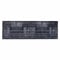 Astra Flauschige Sauberlaufmatte weich - Pure & Soft - Texture grau 50 x 150 cm - Waschbarer Küchenteppich innen - Türmatte strapazierfähig - Teppich läufer