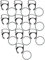 10 x THE SNAP Traversenklammer Light Schwarz ohne Steckdosenhalter incl. Gummiring (10x SNAP light Schwarz + 10x O-Ring)