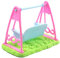 COTTILE Puppenschaukel Spielzeug, Baby Doll Swing Toy DIY Puppenhausmöbel Puppenhaus Schaukelstuhl Miniatur für Kinder