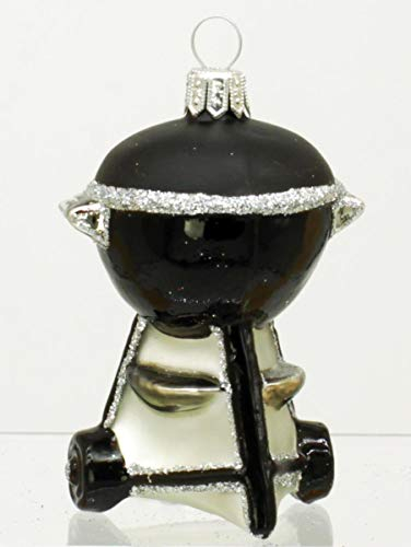 condecoro Griller Christbaumschmuck Grillsaison Christbaumkugel schwarz