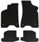 edecor Veloursfussmatten Automatten Velourmattenset für VW Lupo Bj. 1998-2005 Mit Absatzschoner Passform Neu Basic runde Befestigungen