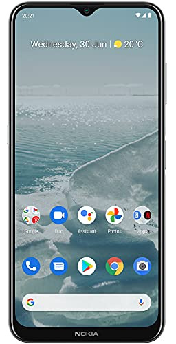 Nokia G20 Smartphone, Dual SIM 4G, 4GB RAM/64GB Storage, 48MP Quad Camera with 6.5” (16.51 cm) Screen | Silver, 4GB+64Gb