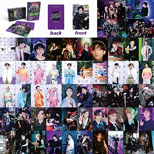ZPPLD BTS Lomo Cards 54Pcs,BTS Karte Albumkarte 2022 Neu,BTS Merch BTS Photocard Set,Kpop BTS Fotokarten BTS Lomo karten BANTAN Boys BTS Postkarten Karte