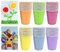 Cisolen 60 Pièces Coloré Gobelets en Papier Jetables Gobelet en Papier Bricolage Coupe de Fête Anniversaire Couleur gobelets en Papier pour fête d'enfants Fête Anniversaire Mariage