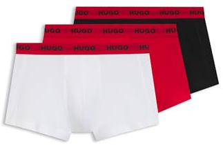HUGO Men's Trunk Triplet Pack Trunk (Pack of 1)