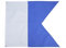 Bandera de Buceo Internacional, Bandera Alfa de Poliéster Azul Y Blanco Bandera Universal de Buceo 27.6x23.6 Pulgadas Bandera de Buceo Marcador de Bandera de Barco para Buceo, Esnórquel, bajo el Agua