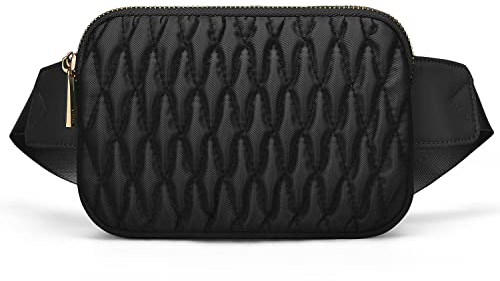 Wind Took Mode-Hüfttaschen Damen Gürteltasche Kleine Bauchtasche stylisch Brusttasche für Frauen, Hüfttasche Handytasche für Reise Alltag Outdoor Party Mini, 18 x 4 x 12 cm, Schwarz-neu