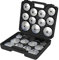 Autojack Oil Filter Wrench Socket Set 23 Pieces Cup Type Removal Cap Tool Kit Compatible for Universal Fitting in Black Case 23pcs