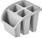 keeeper Cutlery Drainer, Nordic Grey, 16 x 16 x 12 cm