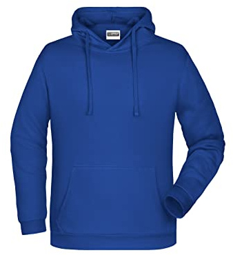 James & Nicholson Herren Basic Kapuzensweat - Klassischer Hoody mit Kängurutasche
