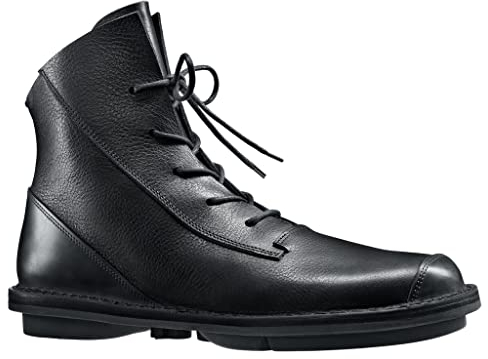Trippen Stiefel mit anmutigen Nähten und verstärkten Abschnitten an Spitze und Ferse, die klassischen Konturen werden einer modernen Dynamik mit Fächereffekt verliehen, Schwarz , 45 EU