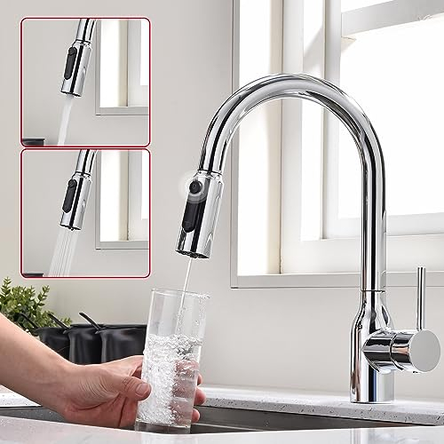 3 Wege Wasserhahn Küche für Wasserfilter,360°Küchenarmatur mit Brause Ausziehbarer mit 3 Strahlarten,Wasserfilter Wasserhahn für Alle Geeignet Wasserfilter Trinkwasser and Osmoseanlage Trinkwasser