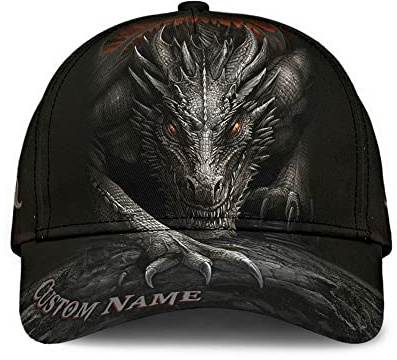942 Baseballmütze Personalisierter Drache, Geburtstag Basecap Outdoor Freizeit Basecap Washed Golf Hüte Für Auf Reisen, Teenager, Golf