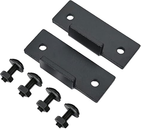 Dickly Reparatur Scharnier Sets, Plattenspieler Staubschutz, Premium Aluminium Reparaturlaschen, Scharnierhalterungen für Sl Q2, Sl, Sl B1, Sl Q3, SL 3200, Schwarz