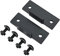 Dickly Reparatur Scharnier Sets, Plattenspieler Staubschutz, Premium Aluminium Reparaturlaschen, Scharnierhalterungen für Sl Q2, Sl, Sl B1, Sl Q3, SL 3200, Schwarz