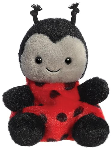 Aurora, 82059, Palm Pals Spots Ladybird 5In, Soft Toy, Red & Black