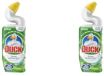 Duck Toilet Deep Action Gel Liquid Cleaner, Pine Forest, 750ml (Pack of 2)
