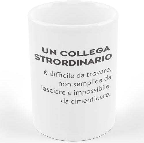 AL PRODUCTION Tazza Mug COLLEGA STRAORDINARIO DESCRIZIONE DIVERTENTE - Tazza regalo di compleanno - Divertente - Humor