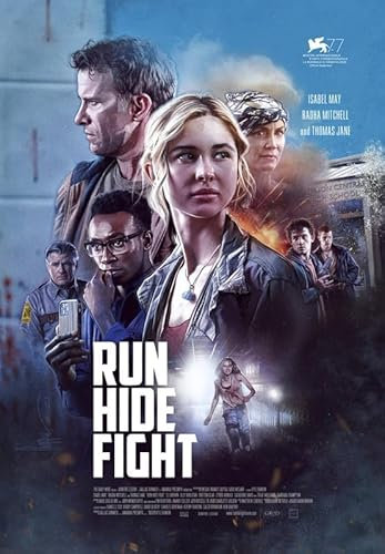 Maxi-Poster Run Hide Fight 5.1 cm – Wandkunst, Heimdekoration, Filmposter, Leinwand, Film, Kino, Retro, Vintage, Kult, klassisch, Nostargic, Saga, moderner Nachdruck, wir drucken jedes Poster für