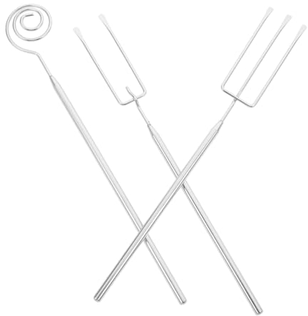 VINTORKY 1satz Edelstahl Fondue Gabeln Teilig Ergonomisches Design Multifunktional Für Schokoladenfondue Hot Pot Und Grill Für Desserts Früchte Und Snacks