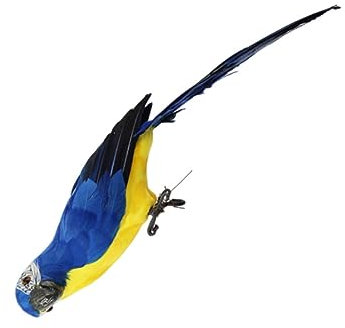 Yardenfun Artificial Parrot Simulated 45cm Model Bird Adornment Parrot Decor Home Office Ornament