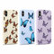 RUMDEY 3 Pack Aesthetic Butterfly Girls Woman Phone Case for Apple iPhone X/XS 5.8 inches, Matte Soft Slim Shockproof TPU Bumper Cover for iPhone X/XS with Design, Blue&Purple&Beige