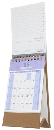 NAMOARLY Tischkalender Minimalistischer Aufstellkalender Für Schreibtisch Büro Dekorativer Monatskalender Mit Elegantem Design Für Persönliche Planung