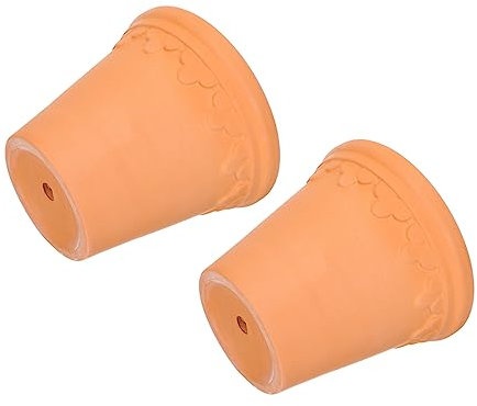 Happyyami 2 Pièces Bassin en Terre Cuite Décor Extérieur Maison pour Plantes D'intérieur Pot en Terre Cuite Couvercle Pots D'intérieur pour Plantes Planteur Jardinière Usine Poterie