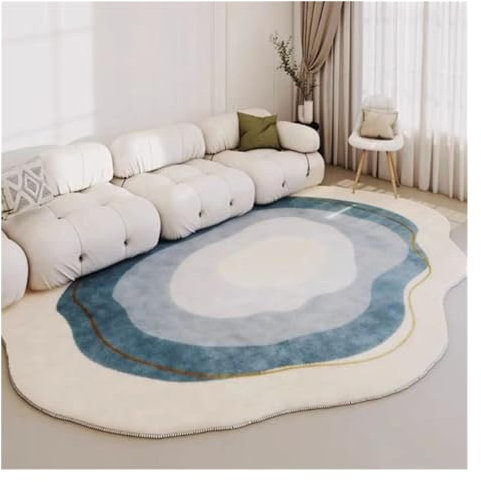 WUTIANBAO Teppich Schlafzimmer Carpet Unregelmäßiger Bereich Teppich Boden Teppich Matte Home Decor Teppich Für Wohnzimmer Esszimmer Teppich Wohnzimmer(F,160 * 230cm)