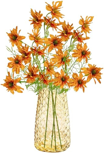 astylishome Fake Flowers for Decoration Artificial Plants - Single Stem for Wedding Bouquet Floral Arrangements 5325