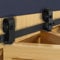 VEVOR Schiebetürsystem für faltbare Schiebetür, Schiebetürbeschlag 1016 mm Laufschiene, geeignet für zwei 45,7 cm große Schrank-, Speisekammer- & Wäschetüren (nicht im Lieferumfang enthalten)