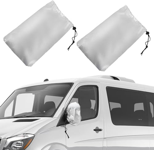 1Paar Auto Außenspiegel Frostabdeckung für Großes Geschäftswagen, Spiegel Frostschutz Abdeckung, Rückspiegelabdeckung für Ducato/Sprinter/Transit/Master