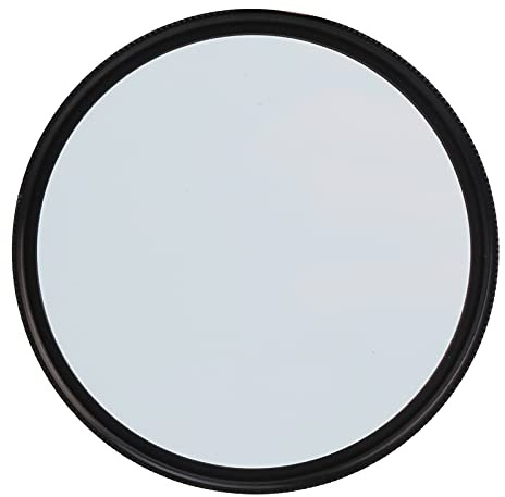 Cryfokt FOTGA Kamera-UVIR-Sperrfilter aus Optischem Glas für DSLR, Verhindert Handrutschen, Montagegewinde-Objektivdeckel, Schwarzer Aluminium-Infrarot-UV-Filter für Seaside UV-IR-Sperrfilter (62mm)
