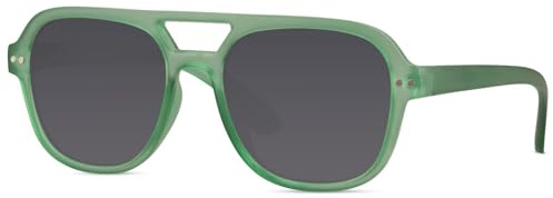 styleBREAKER Kinder Sonnenbrille Pilotenbrille Nachhaltig | 100% Recyceltes Polyester & UV400 | Coole Fliegerbrille (ca. 5-10 Jahre) | Inkl. Stoffbeutel & Mikrofasertuch