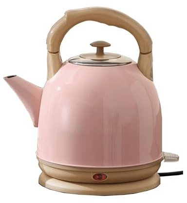 Brushed Stainless Steel Electric Kettle 5L,Quiet & Fast Boil,1500W, Auto Shut - Off Protection Pink,5L