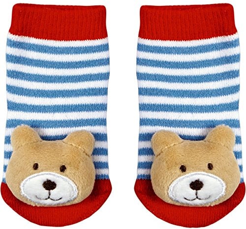Die Spiegelburg 13799 rasselsöckchen -beertje babyglück, One Size (2 – 12 maanden)