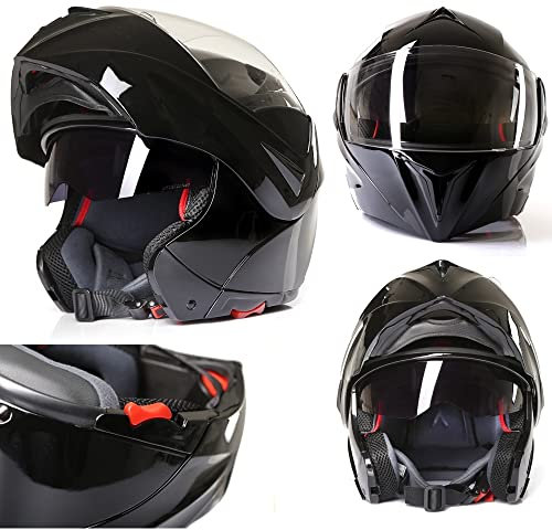 CMX Klapphelm Helm mit getönten Ersatzvisier Größe L