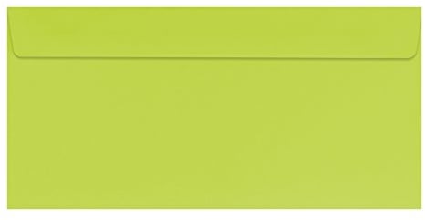 1000 farbige Briefumschläge / Din lang / Farbe: hellgrün