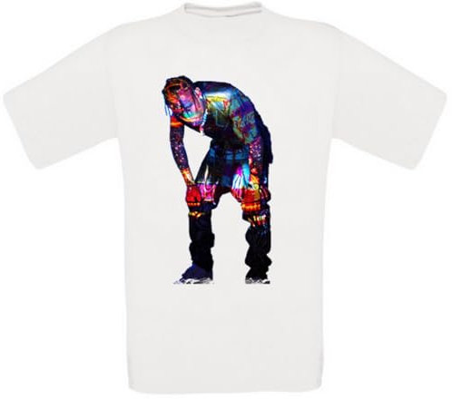 Camiseta con diseño de Travis Scott Blanco S