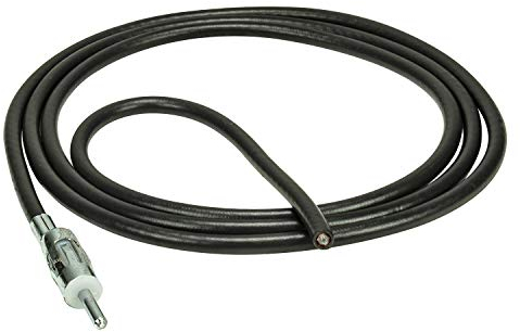 tomzz Audio 1600-001-1 KFZ Antennen Verlängerung Kabel 1,2m DIN Stecker auf offenes Antennenkabel