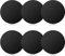 Kerlike Metal Plate for Magnetic Car Phone Holder, 6 Pack Thin Phone Magnet Replacement Sticker with 3M Adhesive for Magnet Car Phone Dashboard Vent Cradle Mount, Black
