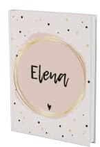 Elena´s Notizbuch: Personalisiertes Buch für Elena. Auch als Tagebuch oder Schreibheft geeignet. Als Geschenk für alle Frauen oder Mädchen perfekt.