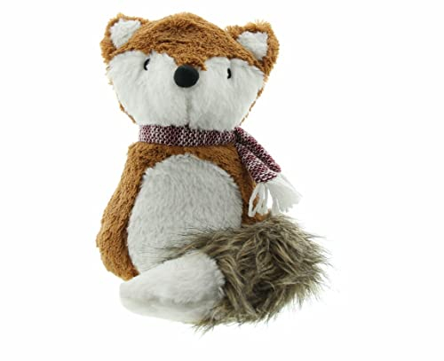 Dekoleidenschaft Türstopper Fuchs“, 23 cm hoch, 1 kg schwer, Türpuffer, Türfeststeller, Fensterstopper, Windstopper für Boden, Fenster, Türpuffer, Feststeller, Fensterstopper