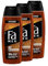 FA Duschgel Men Red Cedarwood mit parfüm-inspirierten Duft (3x 250ml) 2in1 Formel für Körper & Haare, erlebe die kraftvolle & langanhaltende Duftkombination von Zederholz & Whiskey