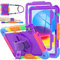 SEYMAC stock for iPad A16 11th Generation Case 11 inch 2025/iPad 10th Generation Case 10.9 inch 2022, Heavy Duty Shockproof with Screen Protector, 360° Rotating Stand/Hand Strap, Pen Holder, Purple