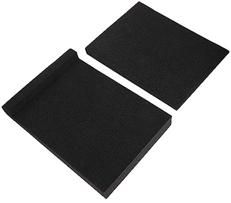 DIKACA 2pcs Anti-vibration Sponge Pad Speakers Sound Bar Soundproof Mat Pad Sound Pads Sponge Sound Cushion Speaker Pad Bass Desktop